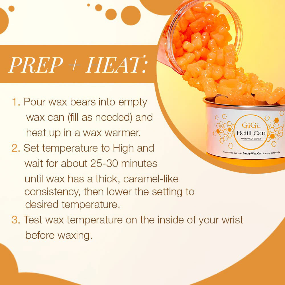 GiGi Honee Bear Hard Wax Kit for Face and Body, 1 Ea