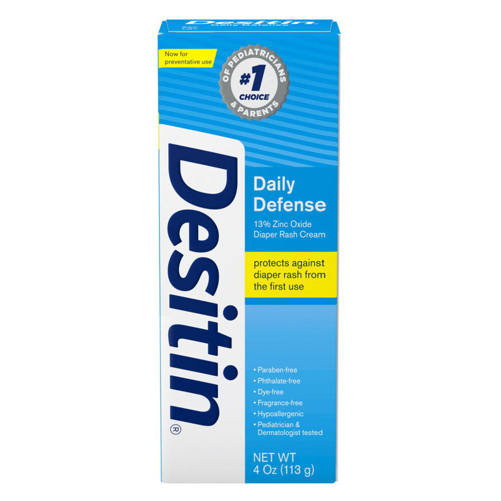 Desitin Daily Defense Baby Diaper Rash Cream, 4 Oz