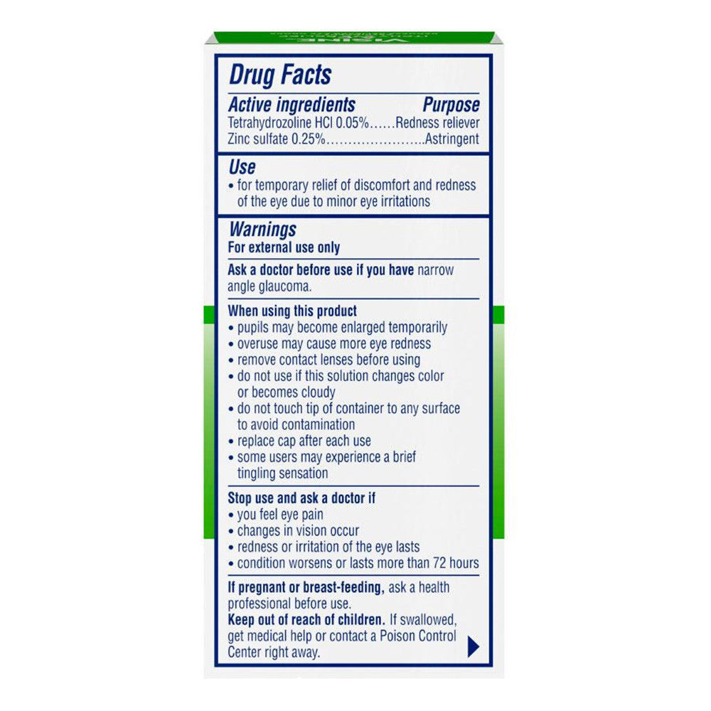Visine A.C. Astringent Redness Reliever Eye Drops - 0.5 Oz (15 Ml)
