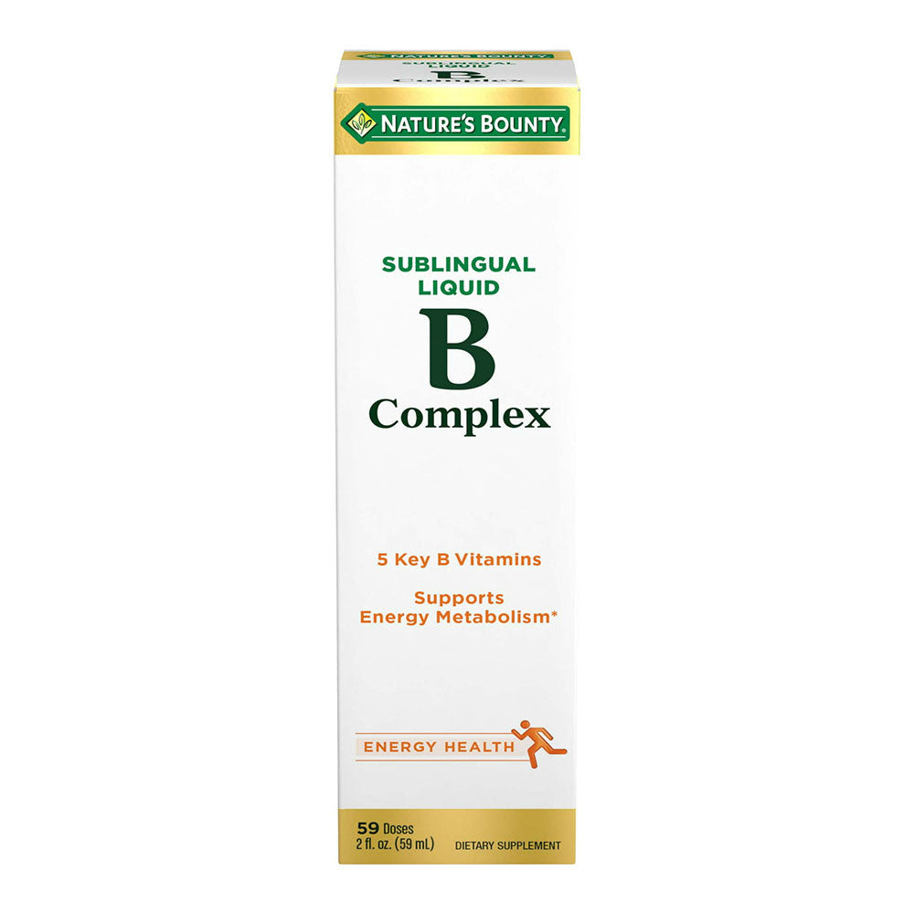 Natures Bounty B Complex Sublingual Liquid, 2 Oz