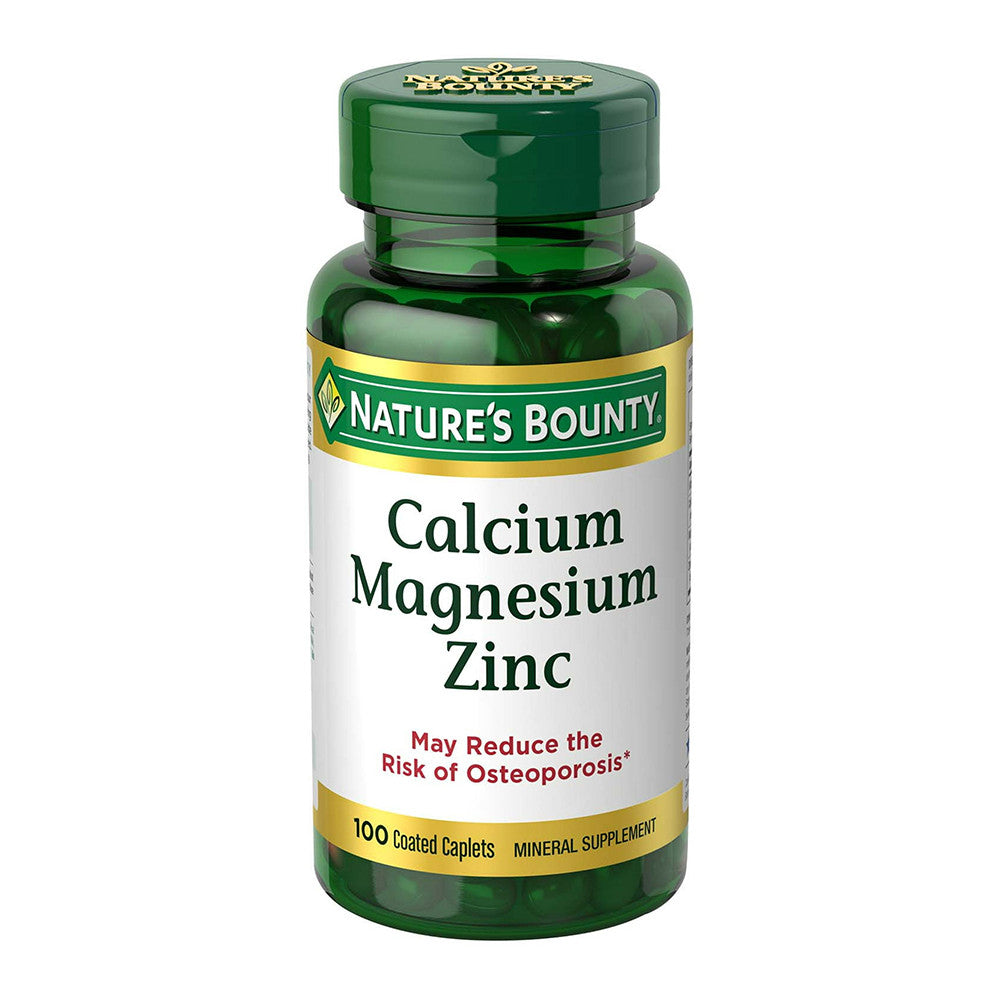 Natures Bounty Chelated Calcium And Magnesium With Zinc Tablets, 100 Ea