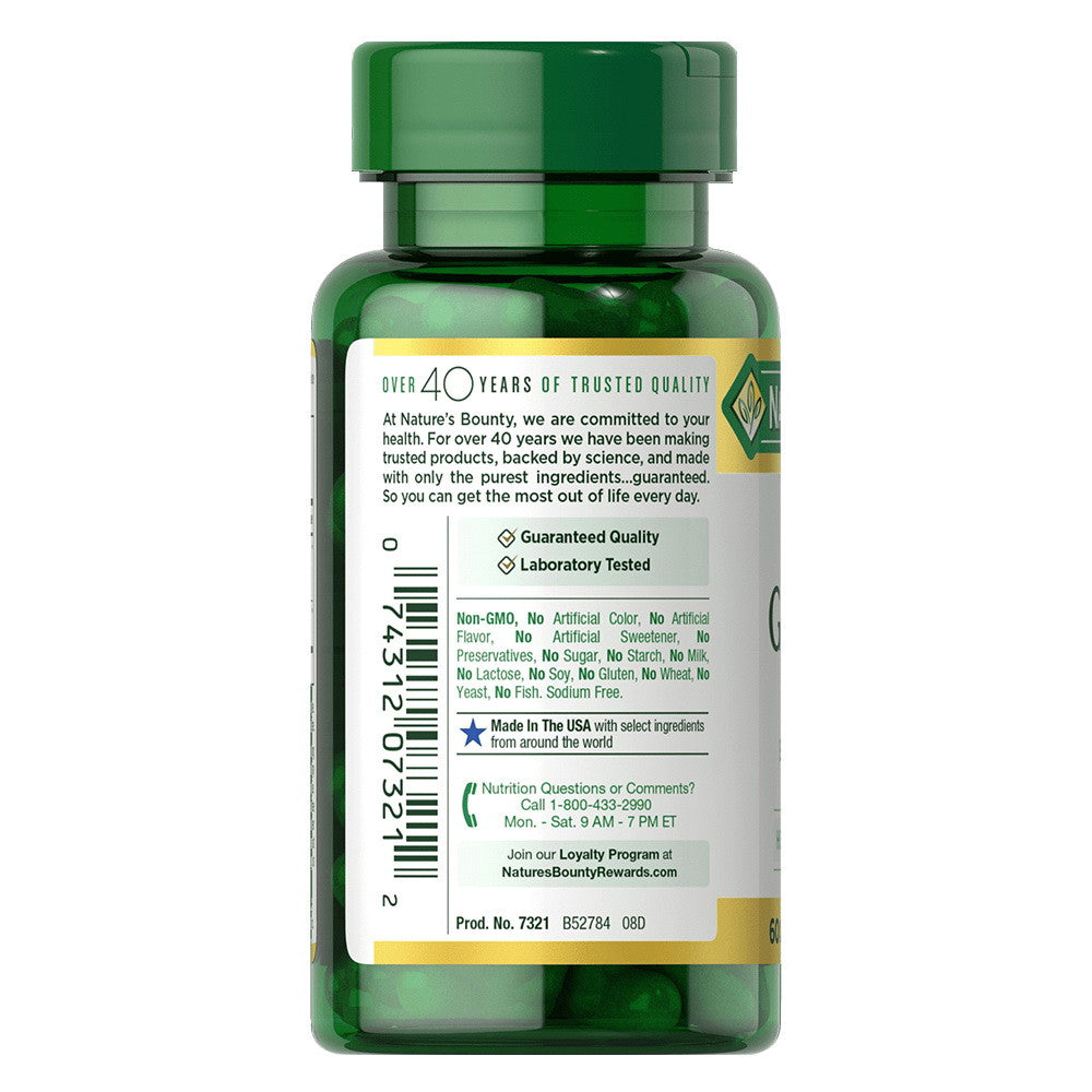Natures Bounty Horny Goat Weed With Maca Herbal Supplement Capsules - 60 Ea