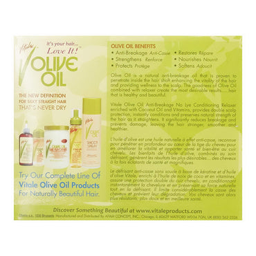 Vitale Olive Oil Relaxer Touch Up Kit, Regular, 1 Ea