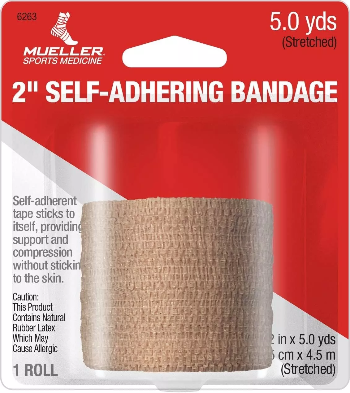 Mueller Sports Medicine Self Adhering Bandage 2 Inch, 1 Ea