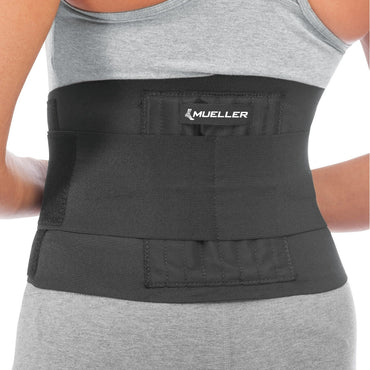 Mueller Adjustable Back Brace, Black, One Size, 1 Ea