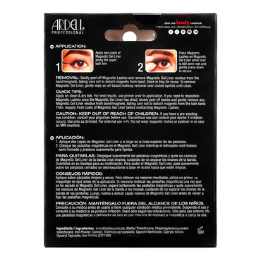 Ardell Professional Magnetic Gel EyeLiner and Lashes, Wispies, 1 Ea