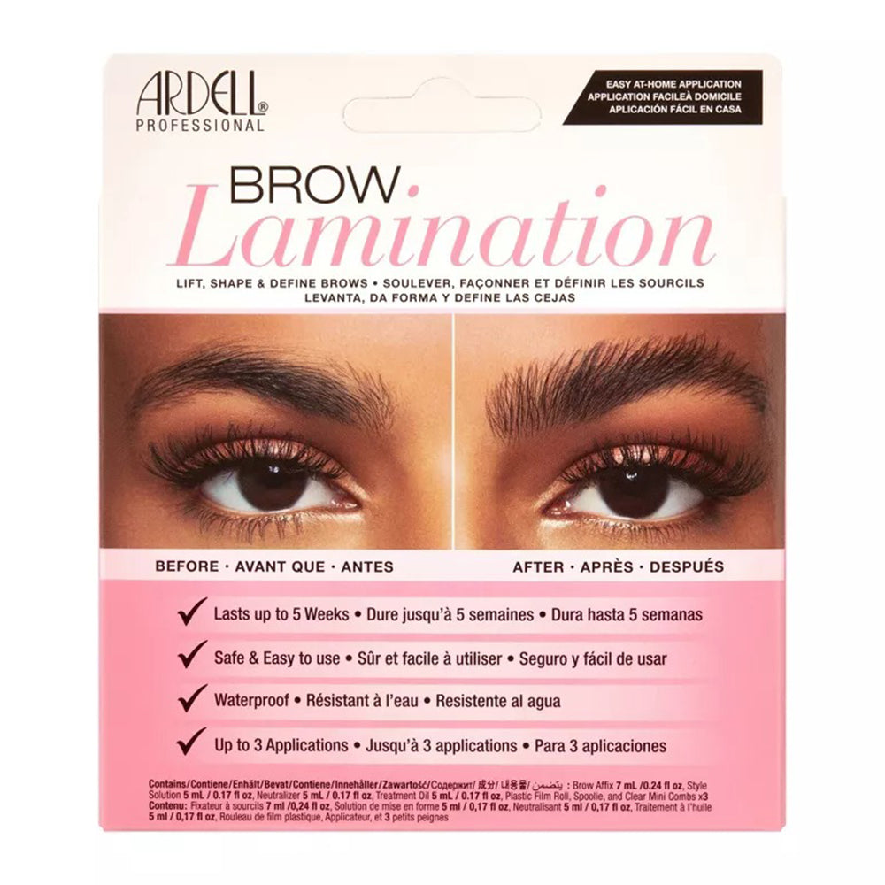 Ardell Brow Lift Shape and Define Brows Waterproof Salon-Quality Lamination Kit 1Ea