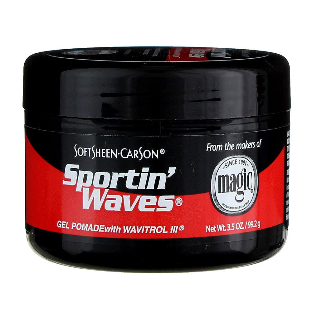 Soft Sheen Sportin Waves Gel Pomade With Wavitrol Iii, 3.5 Oz