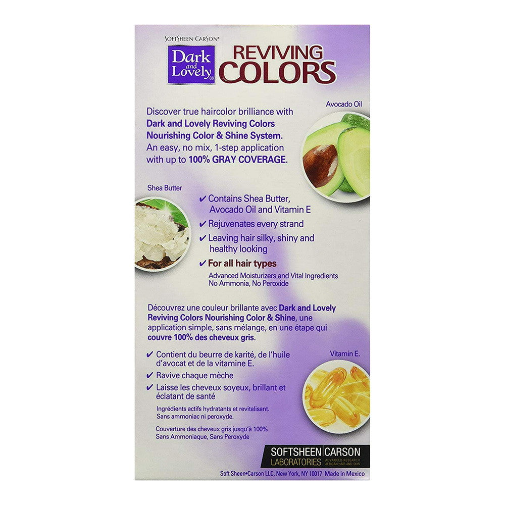 Soft Sheen Carson Dark And Lovely Relax And Color Same Day 393 Haircolor, Spiced Auburn - 1 Kit