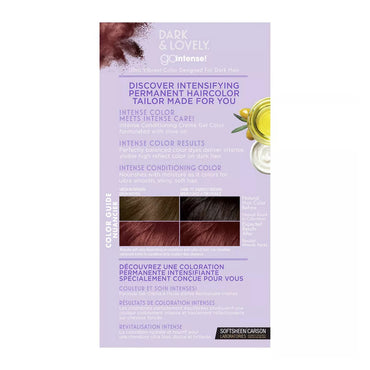 Dark And Lovely Go Intense 66 Hair Color, Spicy Red - 1 Kit