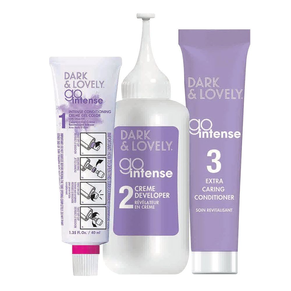 Dark And Lovely Go Intense Hair Color, Golden Blonde - 1 Kit
