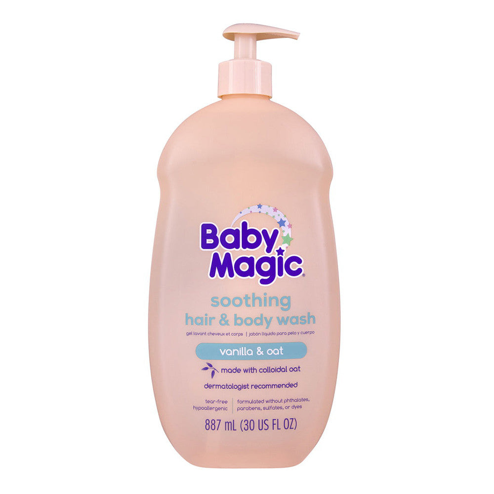 Baby Magic Soothing Hair And Body Wash, Vanilla And Oat, 30 Oz