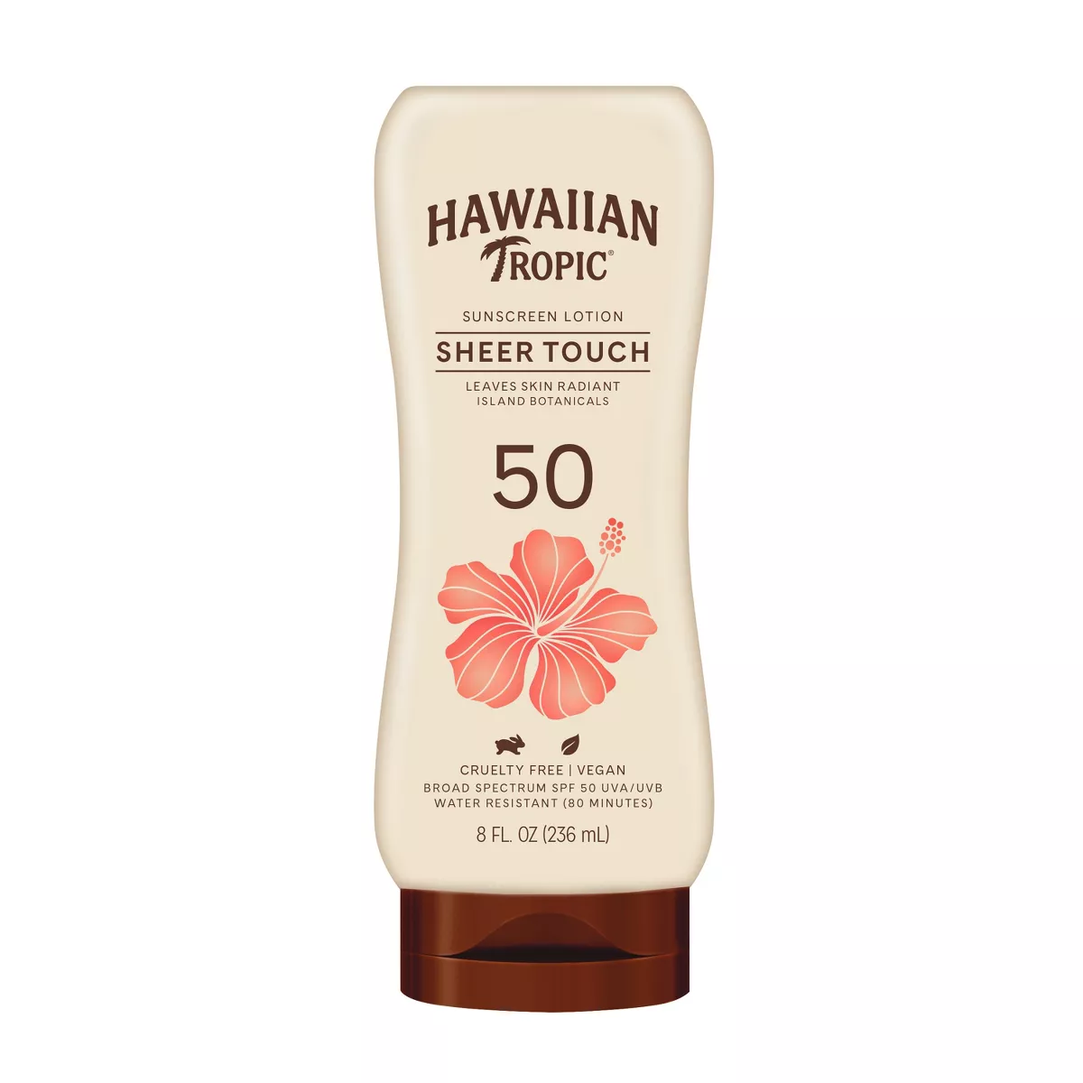 Hawaiian Tropic Sheer Touch Sunscreen Lotion, SPF 50, 8 Oz