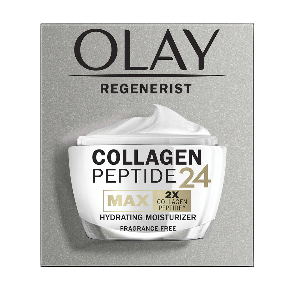 Olay Regenerist Collagen Peptide 24 MAX Face Moisturizer, Fragrance Free, 1.7 Oz
