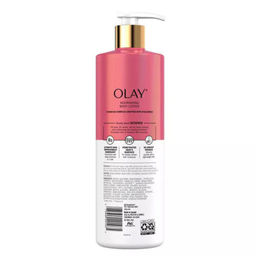 Olay Nourishing & Hydrating Body Lotion with Hyaluronic Acid, 17 Oz