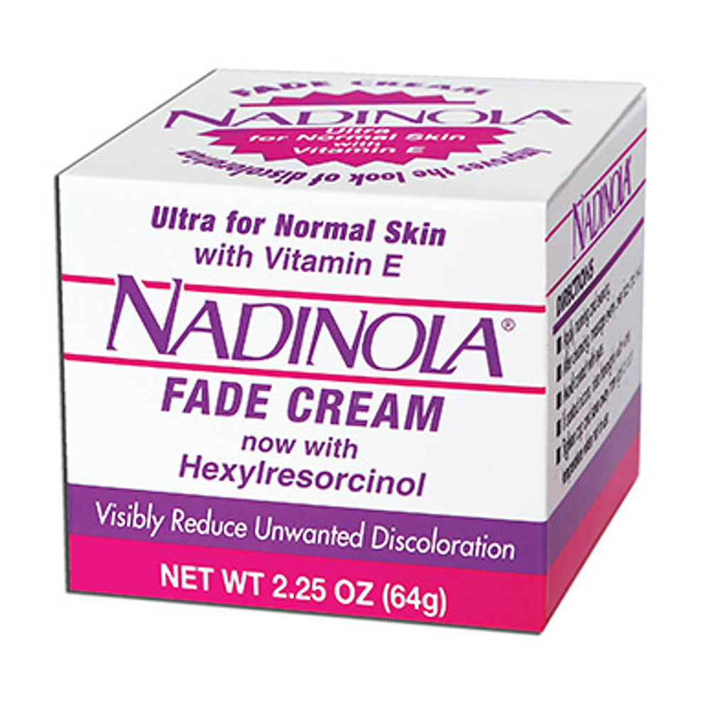 Nadinola Fade Cream For Normal Skin With Vitamin E, 2.25 Oz