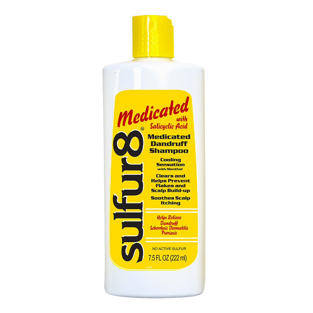 Sulfur8 Medicated Dandruff Hair Shampoo with Salicylic Acid 7.5Oz (222ml)