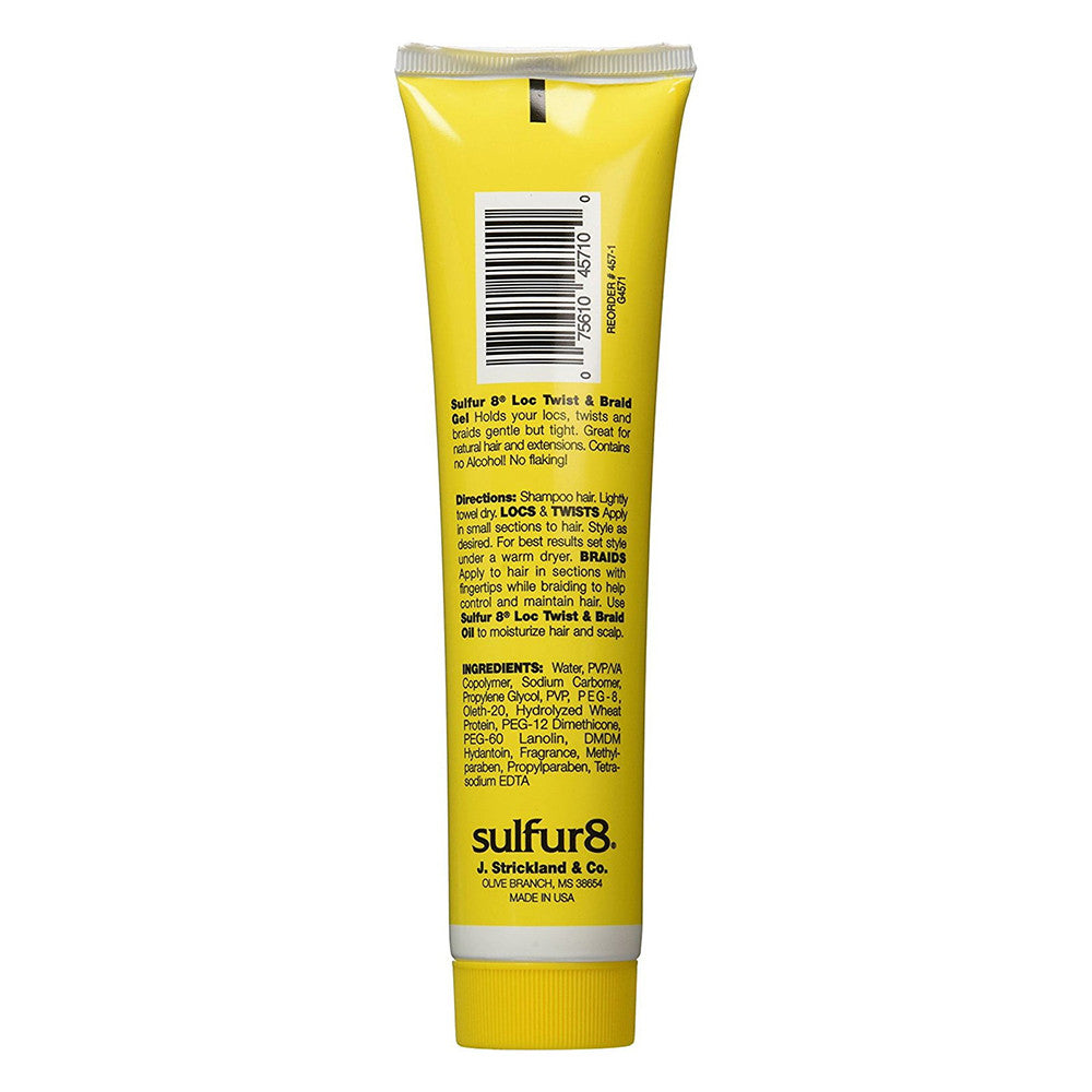 Sulfur8 Loc Twist and Braid Gel, 6 Oz