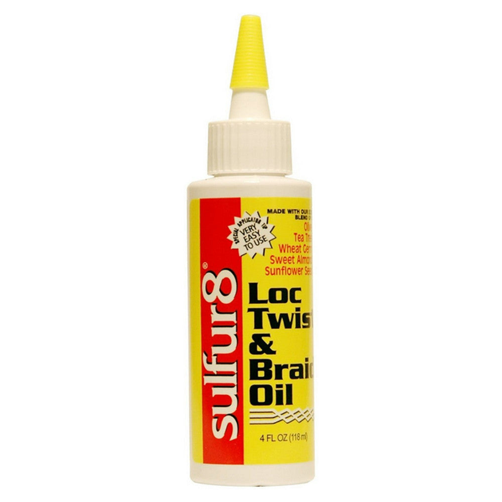 Sulfur8 Loc Twist and Braid Oil, 4 Oz