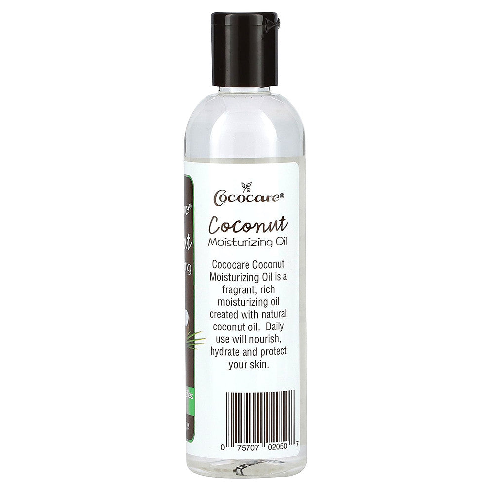 Cococare Coconut Moisturizing Oil Softens and Beautifies, Color Free, 9 Oz