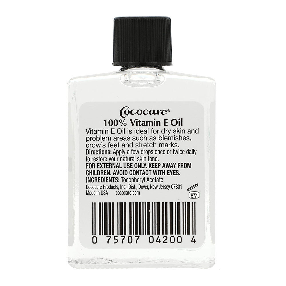 Cococare 100% Vitamin E Moisturizing Oil 28000 Iu For Dry Skin, 1 Oz