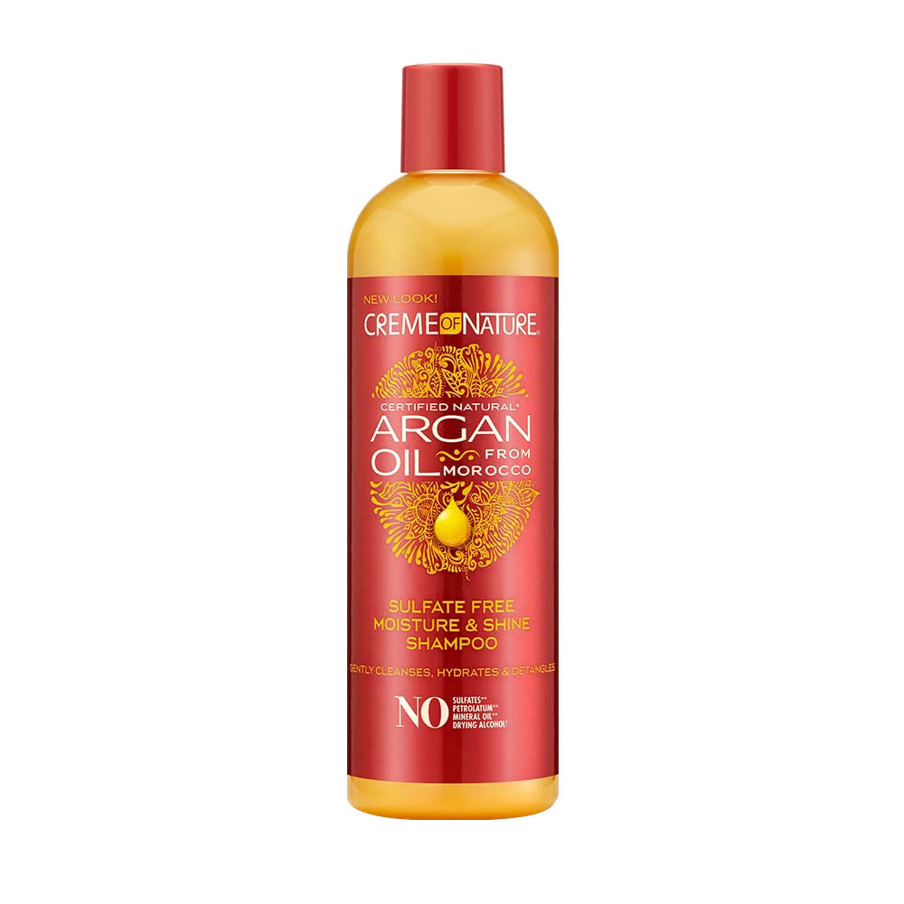 Creme Of Nature Moisture And Shine Shampoo, Argan Oil, 15.2 Oz