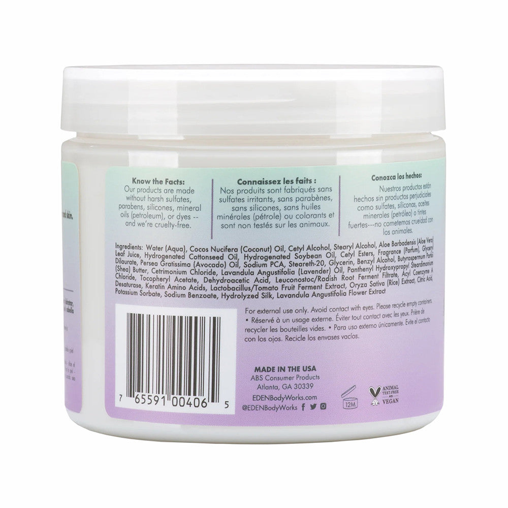 Eden Bodyworks Lavender Aloe Hair and Body Butter, 16 Oz