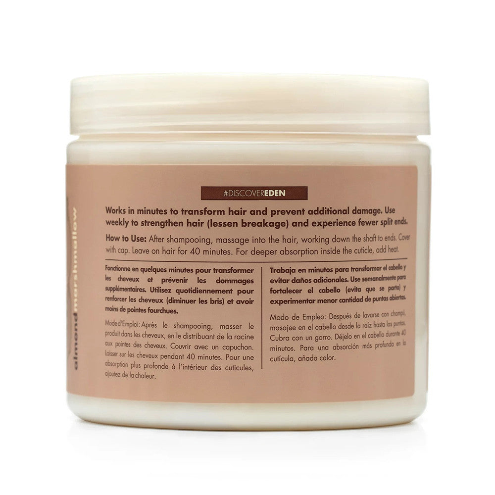 Eden BodyWorks Almond Marshmallow Split End Repair Hair Masque, 16 Oz