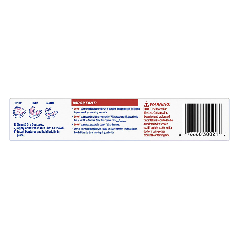Fixodent Plus Denture Adhesive Cream, Superior Hold, 2 oz