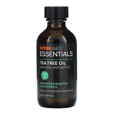 Hobe Labs Essentials Tea Tree Oil, Healthy Skin and Nails, 2 Oz