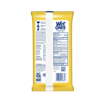 Wet Ones Antibacterial Citrus Scent Hand Wipes, 20 Ea