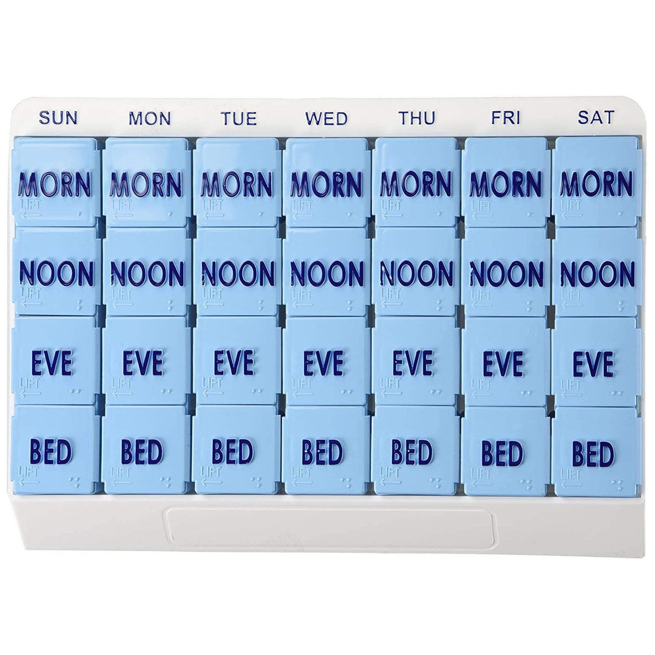 Apex Medi Tray 7 Day Weekly Pill Organizers Assorted 1 Ea