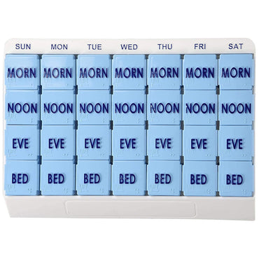 Apex Medi Tray 7 Day Weekly Pill Organizers Assorted 1 Ea