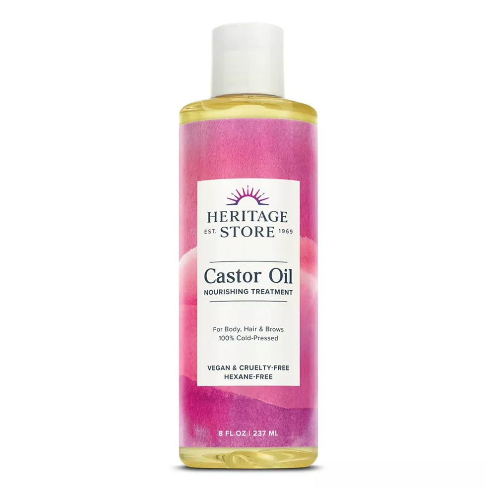 Heritage Store The Palma Christi Castor Oil, 8 Oz