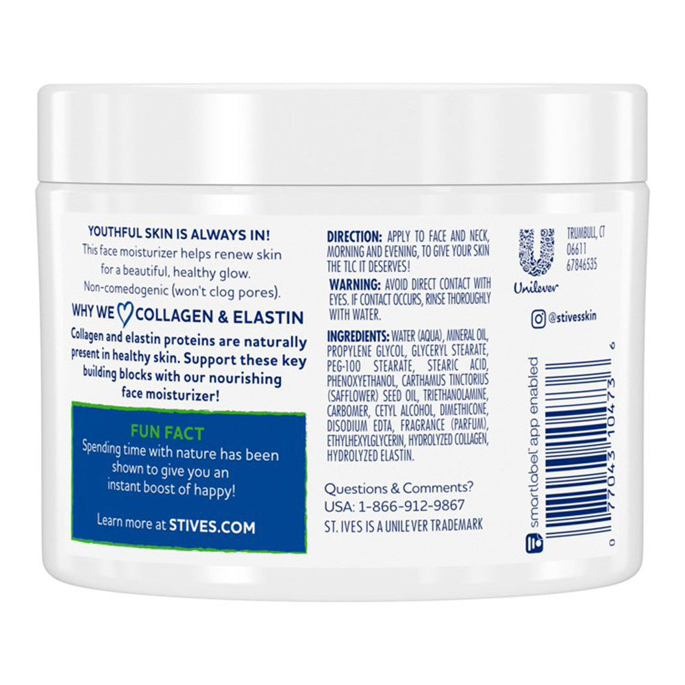St.Ives Renewing Collagen and Elastin Facial Moisturizer, 10 Oz