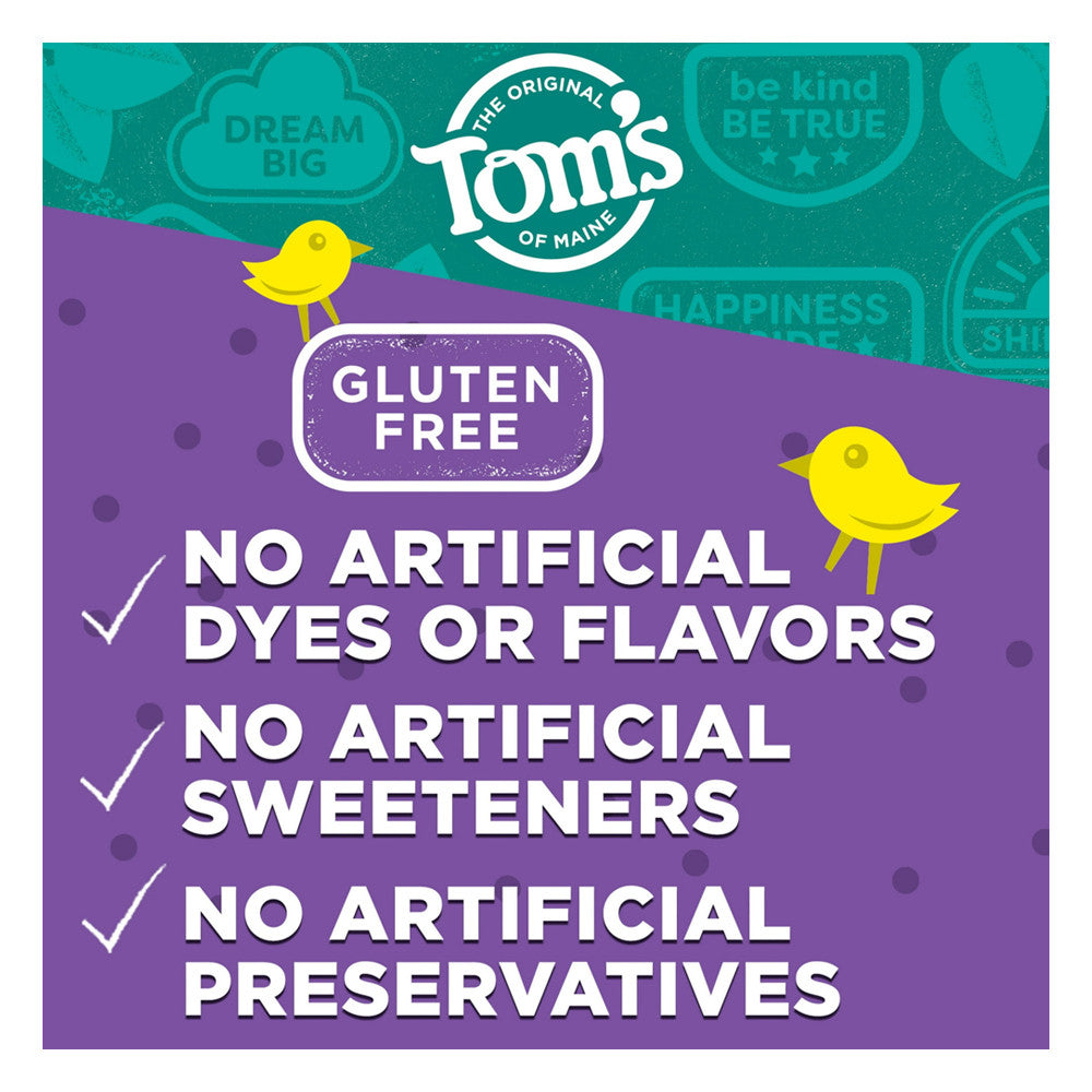 Toms of Maine Toddlers Natural Toothpaste, Mild Fruit, Fluoride-Free - 1.75 oz