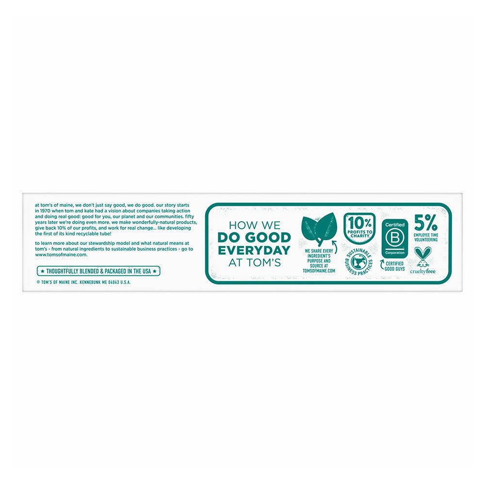 Toms of Maine Natural Toothpaste Rapid Relief Sensitive Fluoride Free Fresh Mint, 4 Oz
