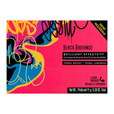 Black Radiance Brilliant Effects Eye Shadow Palette, Tribal Bright, 1 Ea