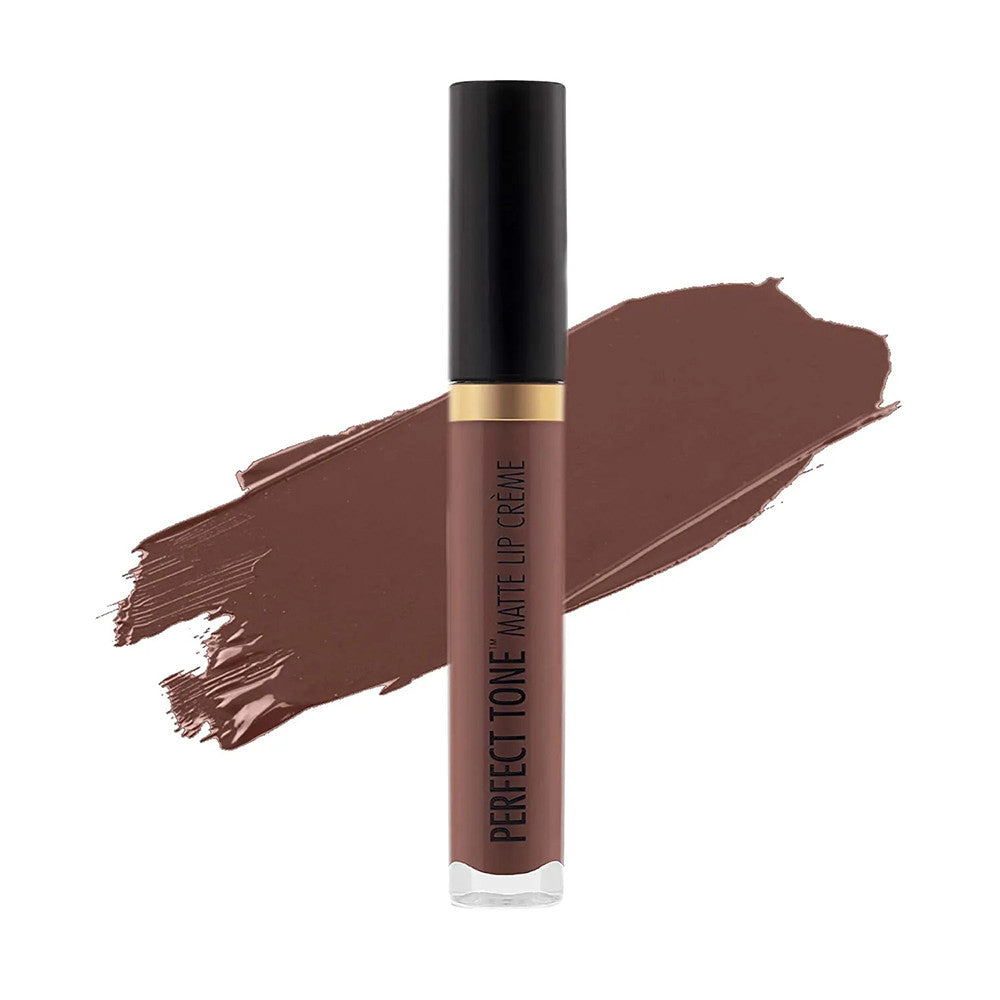 Black Radiance Perfect Tone Matte Lip Creme, Naughty Brown, 1 Ea