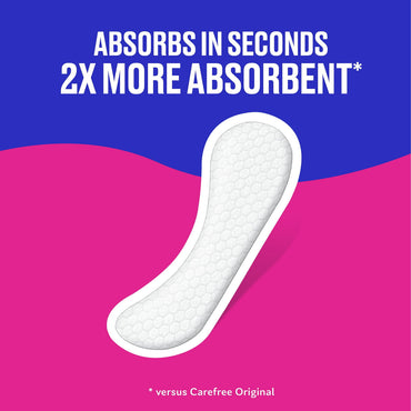 Carefree body shape thin unscented pads, to go - 60 Ea