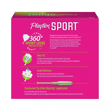 Playtex Sport Tampons Super Plus Plastic Unscented, 36 Ea