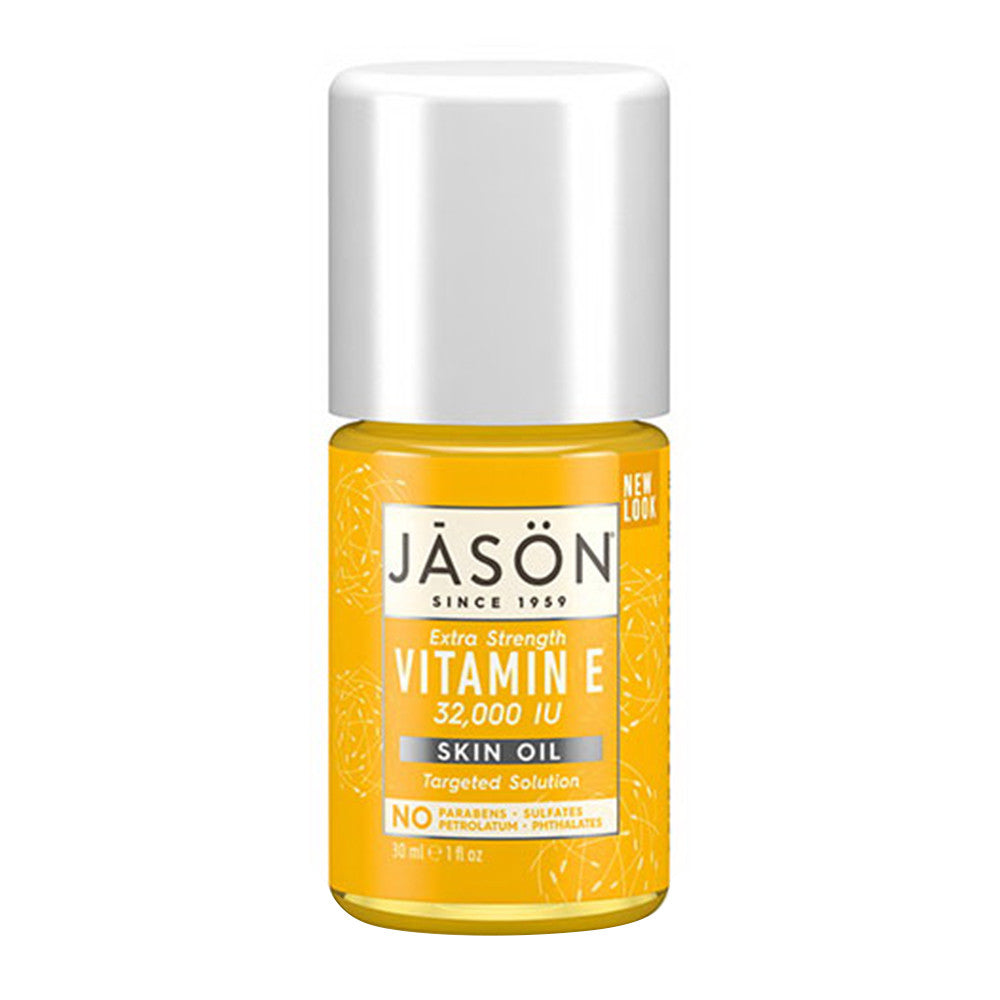 Jason Vitamin E 32,000 I.U. Natural Skin Oil For Scar And Stretch Mark Treatment, 1.1 Oz