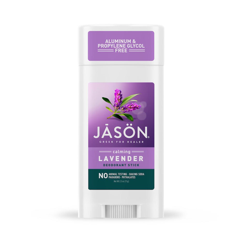 Jason Pure Natural Stick Deodorant, Calming Lavender, 2.5 Oz