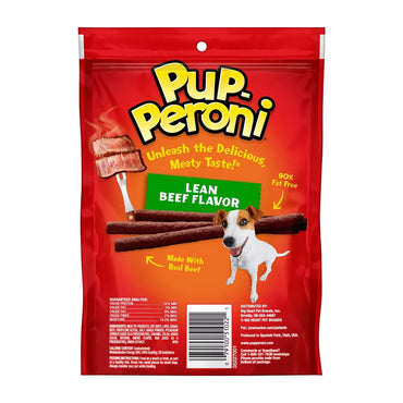 Pup Peroni Treats Peroni Lean Beef Flavor Chewy Dog Snack, 5.6 Oz