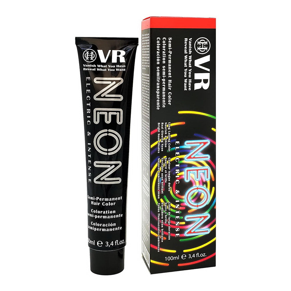 VR Neon Semi Permanent Hair Color, Candy Apple Red, 3.4 Oz