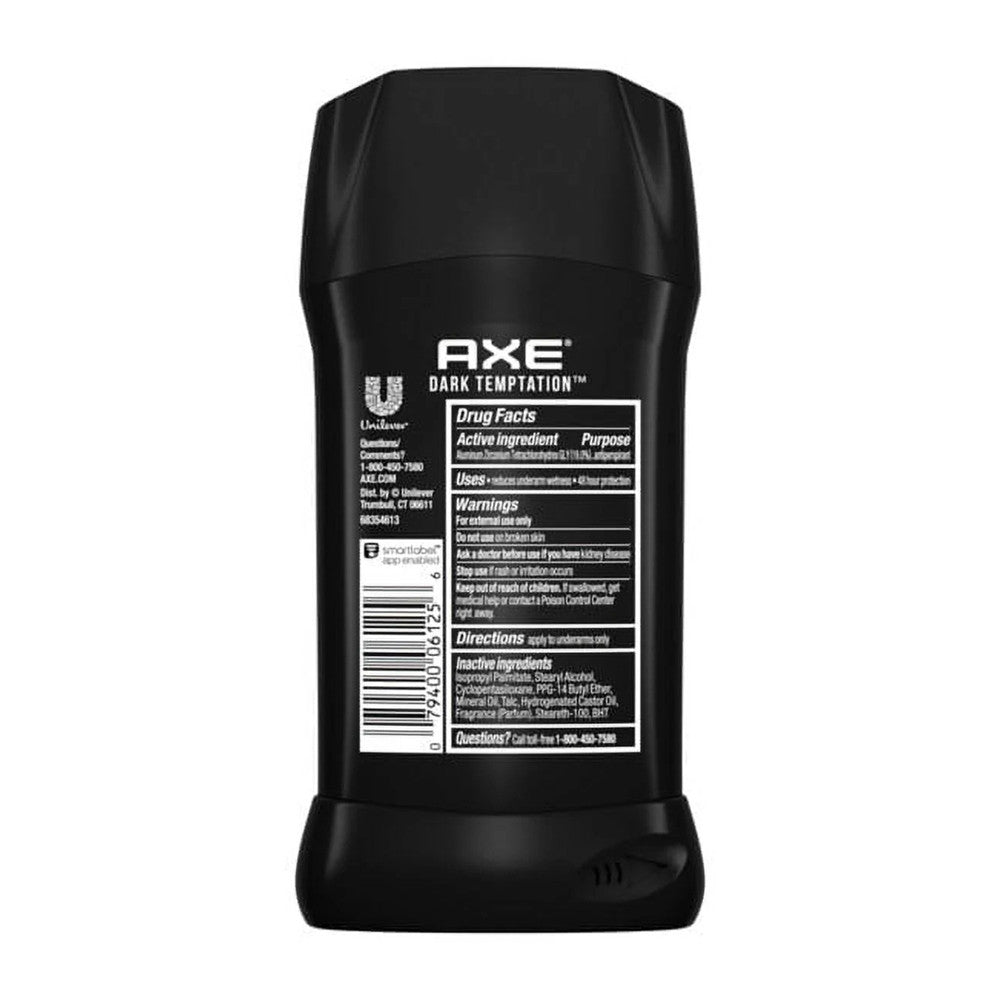 Axe Dry Invisible Solid Anti-Perspirant Deodorant Stick, Dark Temptation - 2.7 Oz