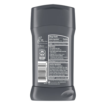 Dove Men Plus Care Powerful Protection Antiperspirant Deodorant, Clean Comfort, 2.7 Oz