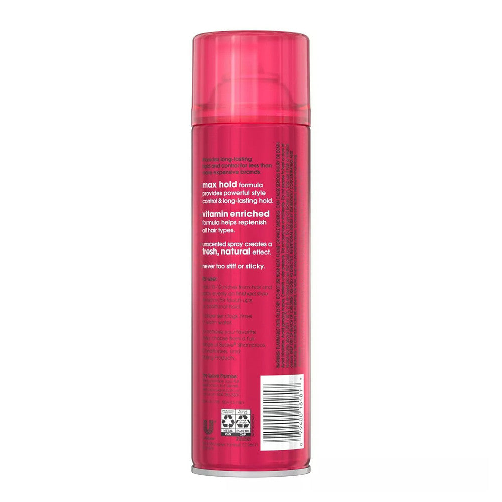 Suave Max Hold 8 Non Aerosol Hairspray, Unscented, 11 Oz