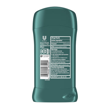 Degree Anti-Perspirant And Deodorant Invisible Solid Cool Rush, 2.6 Oz