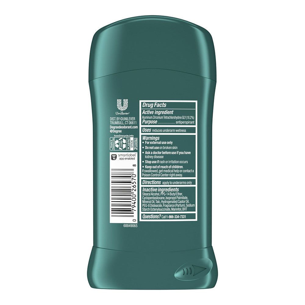 Degree Anti Perspirant Deodorant for Men, Dry Protection, Sport, 2.7 Oz